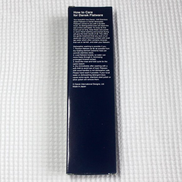 New Dansk Vintage 90's Stainless Steel 18/8 Teardrop Flatware 5 Piece Set - Picture 3 of 6